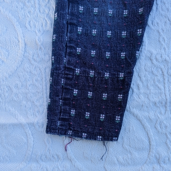 Vintage OshKoshâ•‘Floral Denim Overallsâ•‘Size 4T - Picture 2 of 8